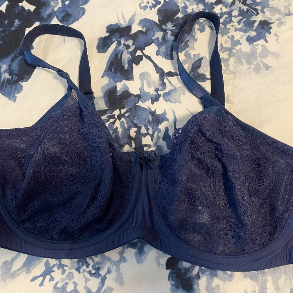 Parfait Navy Blue Bra 38DD